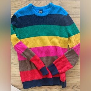 Happy stripe gap small crewneck men’s sweater small